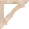 Ekena Millwork Balboa Slat Smooth Bracket w/ Offset Brace, Douglas Fir, 7 1/2"W x 46"D x 46"H BKT0806X46X46BOA06SDF - alternate 4